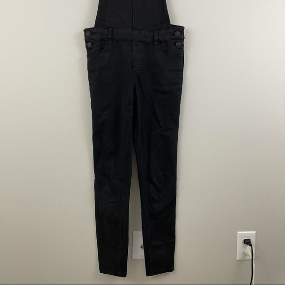 PACSUN Black Overall Jeans Sz 24 - Picture 5 of 14